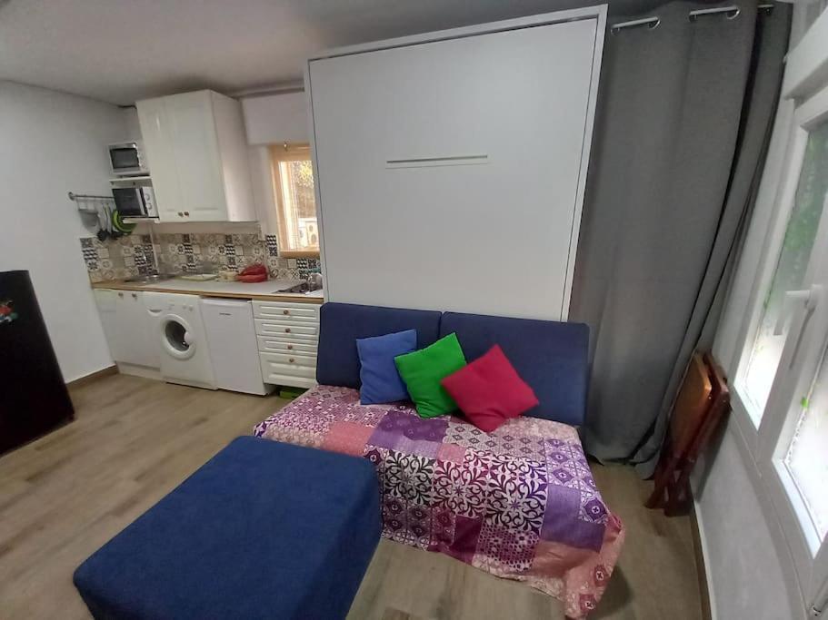 Apartament Acogedora Casita Loft De Piedra Con Piscina Compartida Becerril de la Sierra Zewnętrze zdjęcie